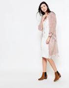 Jayley Blush Velvet Devore Kimono - Blush