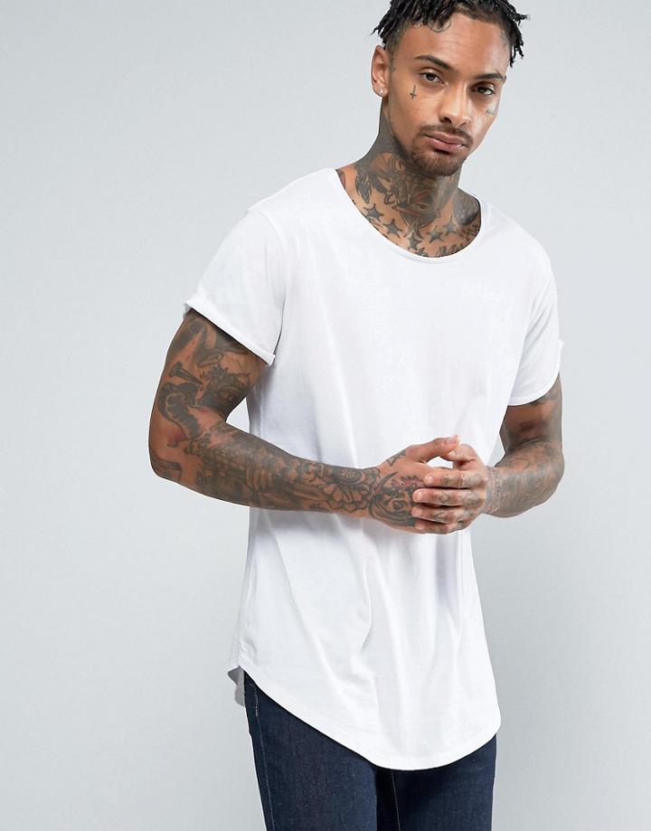 G-star Longline Vontoni Crew Neck T-shirt - White