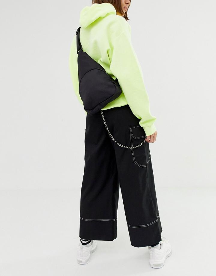 Asos Design Sling Backpack - Black