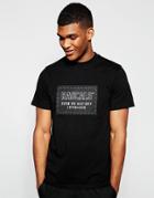 Rascals T-shirt With Patch Logo - Black