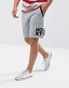 Hollister Sweat Shorts Leg Logo In Gray - Gray