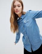 Lee Regular Western Denim Shirt - Blue