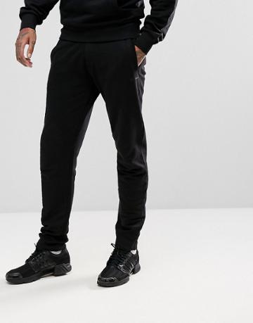 Gio Goi Joggers With Small Logo Print In Black - Black