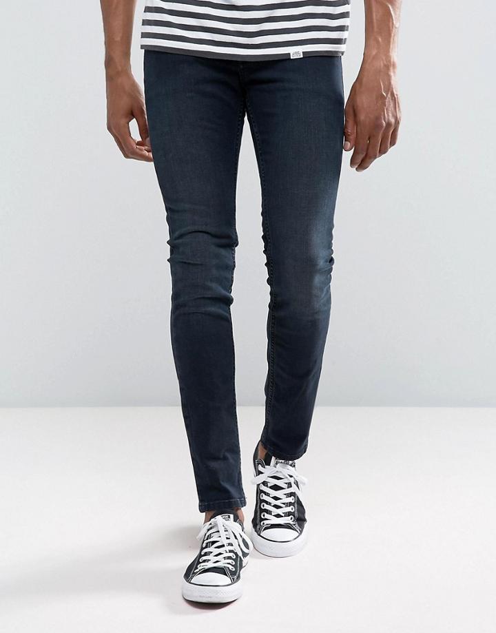 Cheap Monday Tight Skinny Jeans Blue Listed - Blue