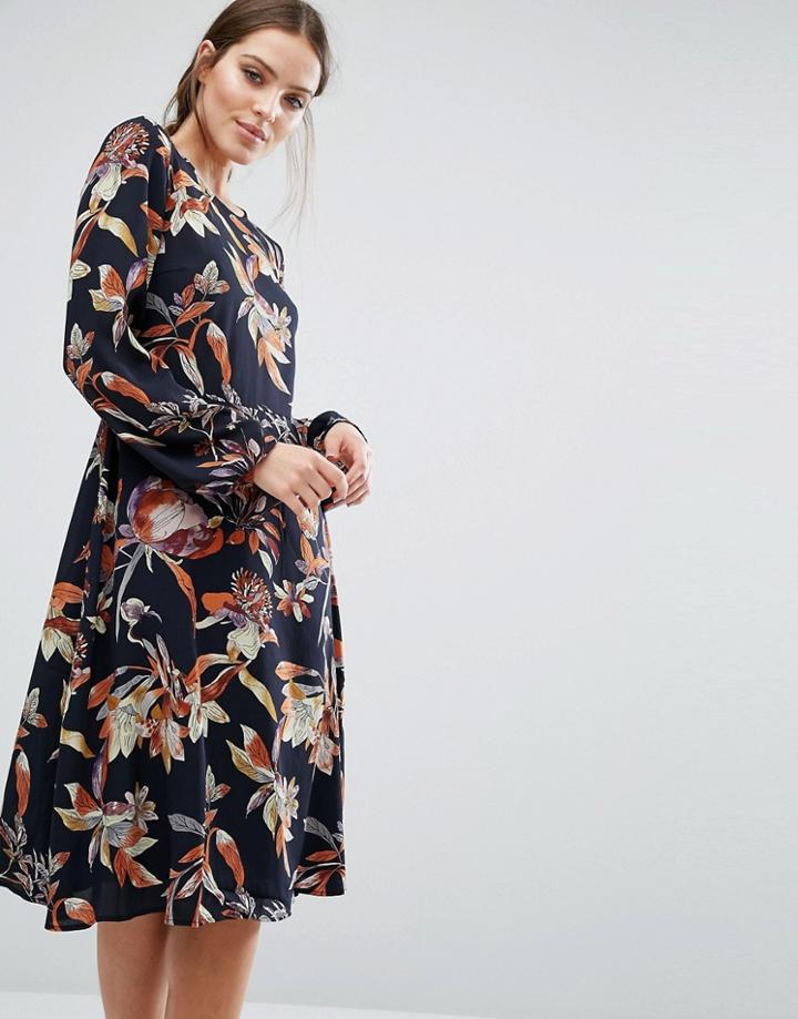 Y.a.s Lilja Midi Dress - Multi