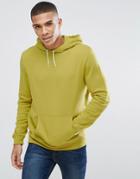 New Look Hoodie In Lime Green - Yellow