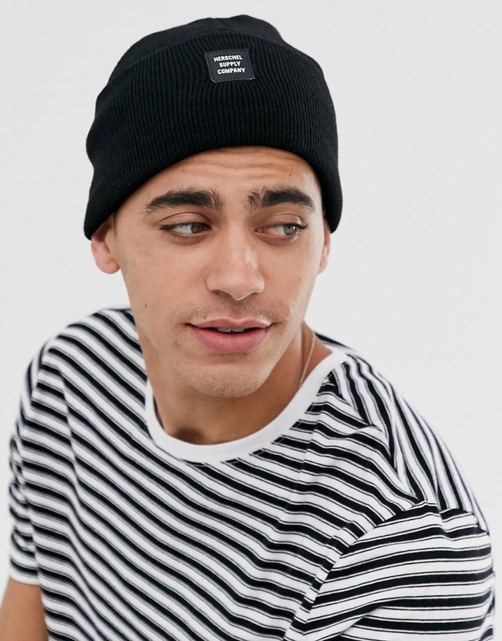 Herschel Supply Co Abbot Beanie In Black