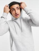 Le Breve Overhead Hoodie In Light Gray-grey
