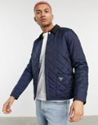 Barbour Beacon Starling Quilted Jacket In Navy-green