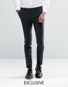 Heart & Dagger Super Skinny Suit Pants - Black
