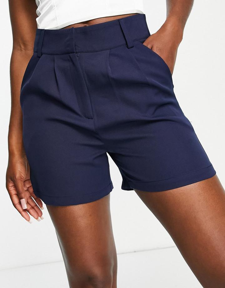 Unique21 Tailored Shorts In Navy