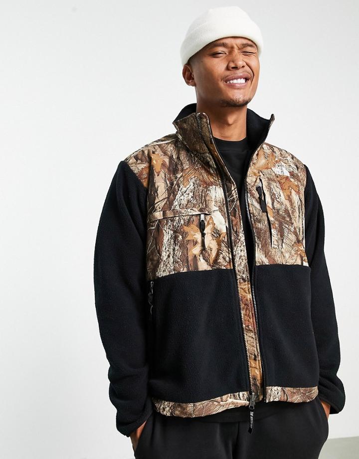 The North Face Retro 95 Denali Fleece Jacket In Camo-green