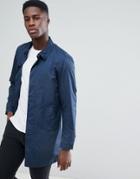 Jack & Jones Originals Trench With Concealed Buttons - Navy