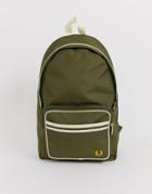 Fred Perry Twin Tipped Backpack In Green