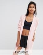 Micha Lounge Belted Cardi - Pink