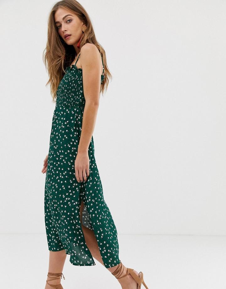 Faithfull Solange Midi Dress - Green
