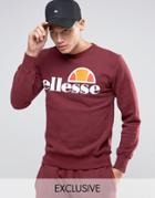 Ellesse Sweatshirt With Classic Logo - Red