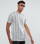 Asos Tall Longline Mesh T-shirt In Mint - Green