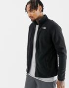The North Face 100 Glacier Full-zip Fleece In Black - Black