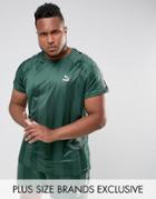 Puma Plus Retro Football T-shirt In Green Exclusive To Asos 57657802 - Green