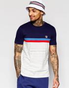 Fila Vintage T-shirt With Stripe Panel - White