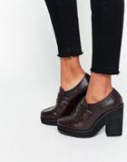 Asos Octopus Chunky Loafers - Brown