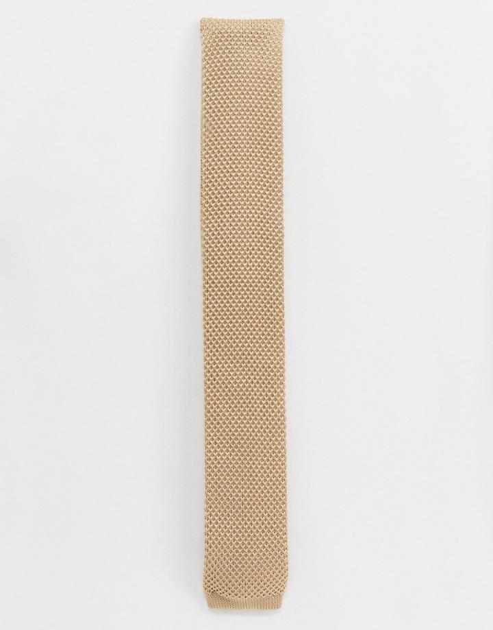 Gianni Feraud Knitted Tie-brown