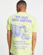 Crooked Tongues T-shirt With Got Dem Moves Print In Green