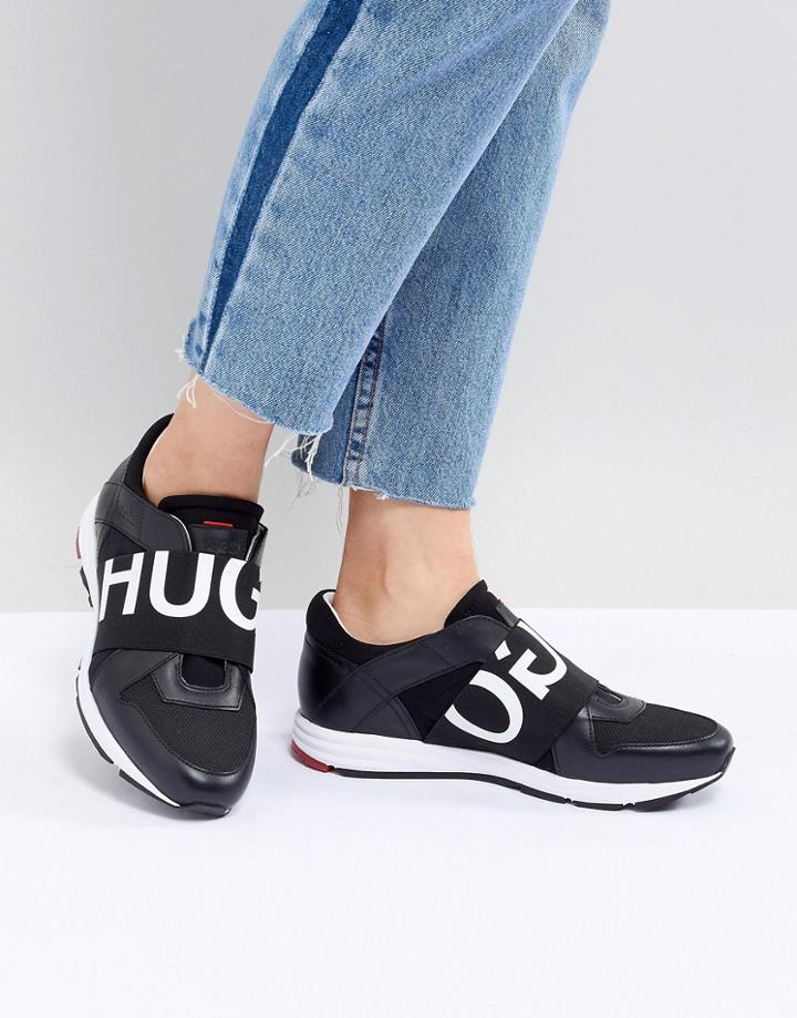Hugo Logo Sneaker - Black