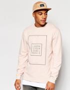 Asos Sweatshirt With City Print - Pink