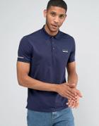 Polo Sport By Ralph Lauren Logo Pique Polo Regular Fit In Navy - Navy