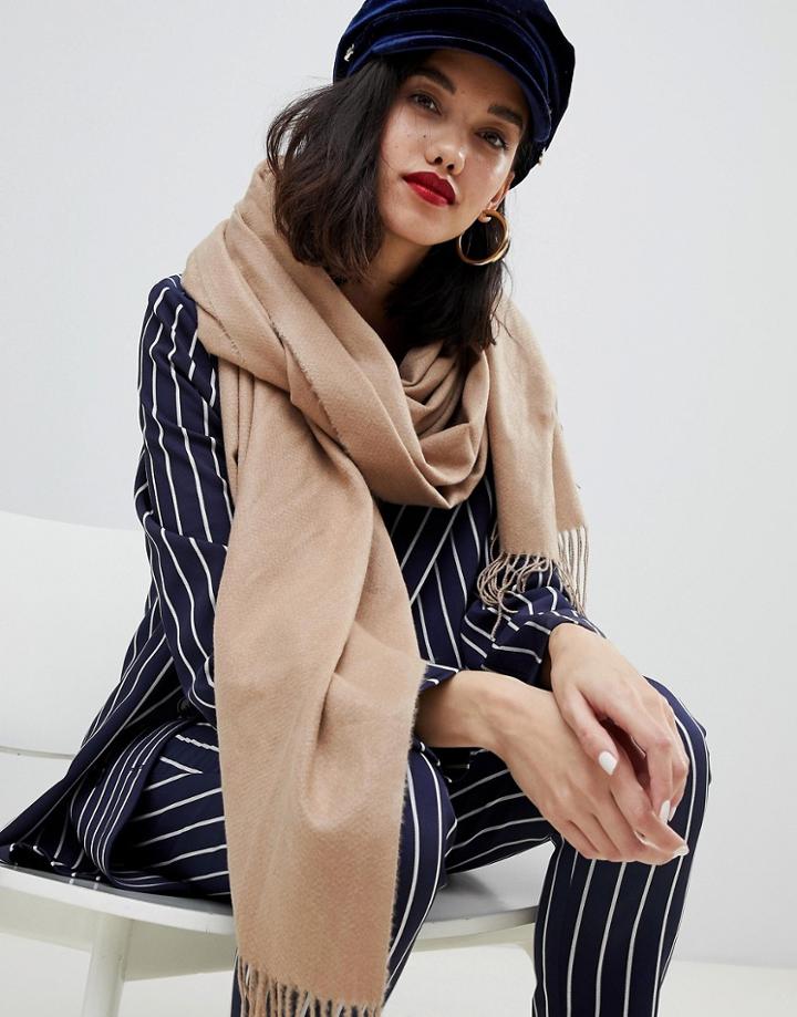 Stradivarius Basic Scarf - Beige
