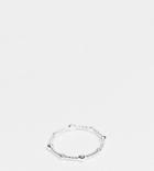 Asos Design Sterling Silver Ring In Dot Dash Ball Design