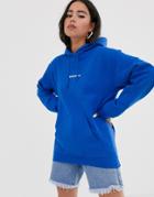 Adolescent Clothing Bored Of You Hoodie-blue