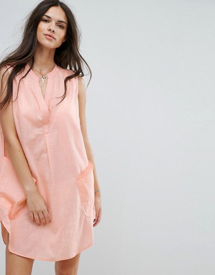 Seafolly Pocket Front Beach Cover Up - Orange