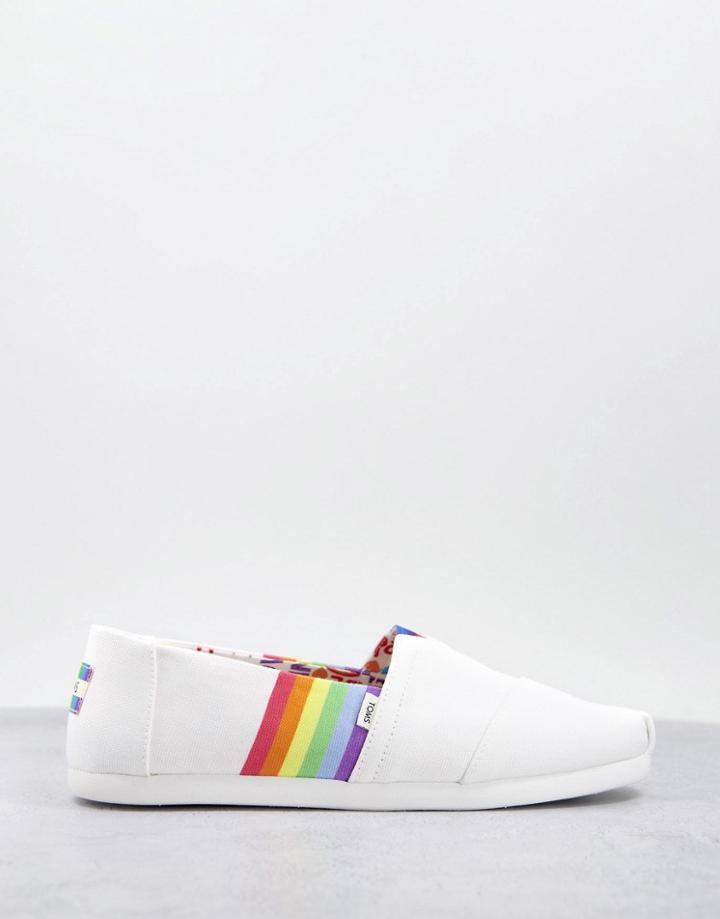 Toms Alpargata Espadrilles In White