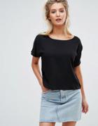 Vero Moda Printed Shell Top - Black