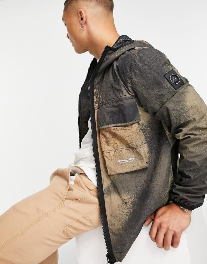 Marshall Artist Mshl Lab Camo Jacket In Multi