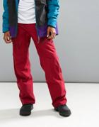 O'neill Jeremy Jones Sync Ski Pants In Burgundy - Red