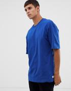 Jack & Jones Originals Drop Shoulder T-shirt In Blue - Blue