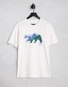 The North Face Bear T-shirt In Cream-white
