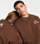 New Balance Cookie Sweatshirt In Brown And Beige
