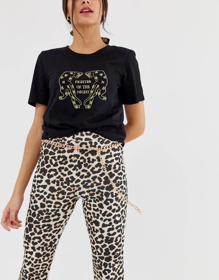 New Look Chunky Chain Belt In Gold - Gold