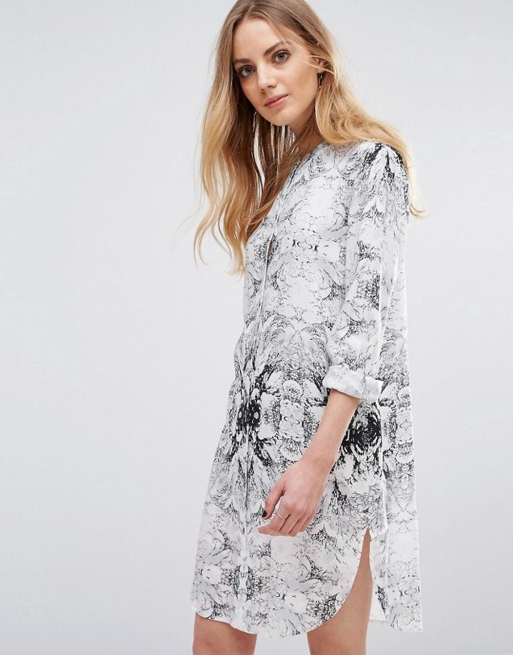B.young Henico Shirt Dress - White