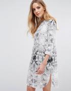 B.young Henico Shirt Dress - White