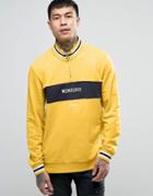Puma High Neck Quarter Zip Sweatshirt - Yellow