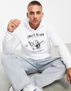 True Religion Hoodie With Print In White
