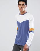 D-struct Retro Cut And Sew Long Sleeve T-shirt - Orange