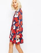 Vero Moda Tie Front Dress - Floral Print