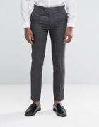 Harry Brown Slim Fit Suit Pants In Gray - Gray